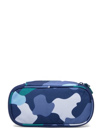 Beckmann Norway Ovalt Pencil Case, Sport Junior, Color Camo - Blue - 1 L
