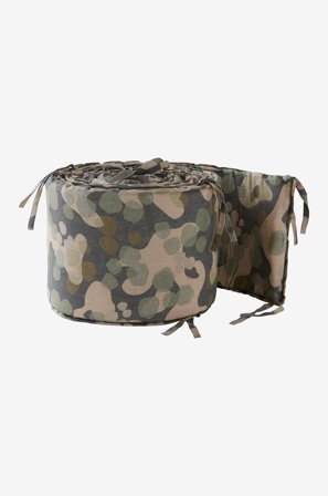 Jotex - Mini Sprinkelbeskyttelse i Lin Mørk grønn - CARA - Kjøp Sengekant hos Jotex