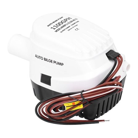 12V 1100GPH Automatisk Senkbar Båt Lensevannpumpe Høy Effektivitet Innebygd Flotørbryter