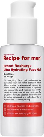 Recipe For Men Ultra Hydrating Face Gel 75 ml, Skincare, Ansigtspleje, Dagcreme