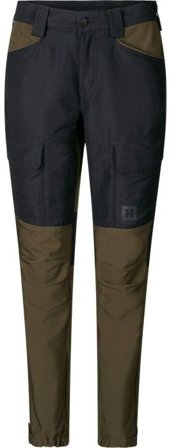 Härkila W's Scandinavian Pants Willow Green/Deep Well Purple - Kuorihousut