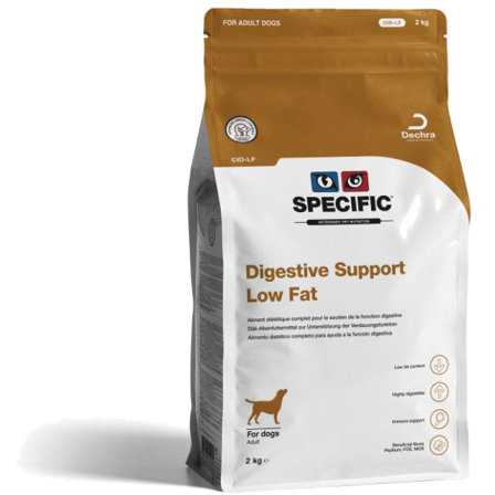 Specific - CID-LF Digetive Support Lavt fettinnhold 2 kg - Hund - Hundefôr & hundemat - Veterinærfôr for hund - ZOO.no