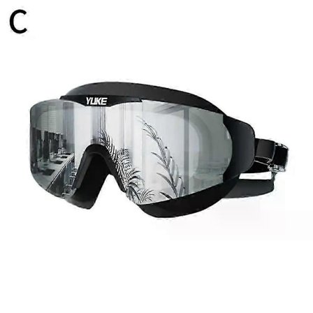 Store ramme gradient linser anti-dug HD vandtæt voksne professionelle silikone svømmebriller vandtæt