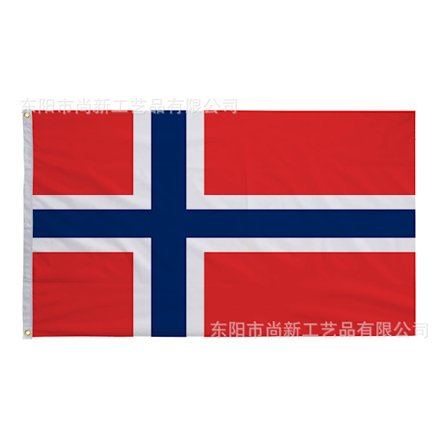 1PC Norges nationale flag til UEFA Euro 2024