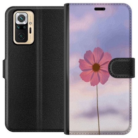 Plånboksfodral till Xiaomi Redmi Note 10 Pro med Rosa blomma