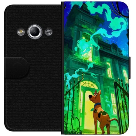Yhteensopiva Lompakkokotelo Samsung Galaxy Xcover 3 Scooby Doo juliste aavekoti sarjakuvamysteeri koira retrot sarja aave vihreä pelottava Halloween