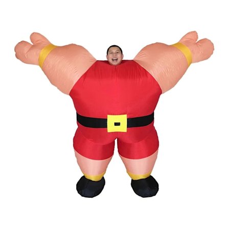 Puhallettava Iso Käsi Mies Painonnostoasu