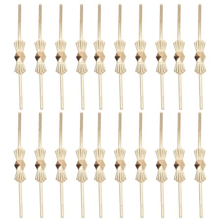 200 kpl Metalliset Kattokruunun Liittimet Kiinnitys Solmio Neula Kristalli Helmi Osia