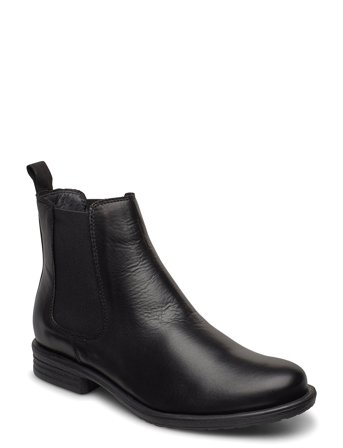 Biadanelle Chelsea Boot Leather Black Bianco