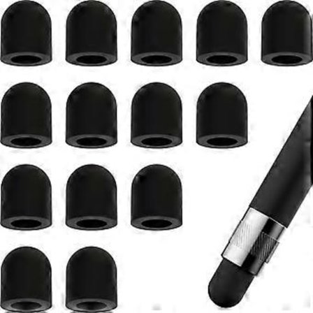 15 st Ersättningsspetsar för Stylus Silikon Ersättningspennspets Skydd för Touch Pen Stylus Pekskärmspennor