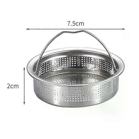 Diskho Avloppssil Bassäng Avloppspropp Rostfritt Stål Diskbänk Avfallsplugg Filter Anti-igensättnings Golvbrunn Kökstillbehör