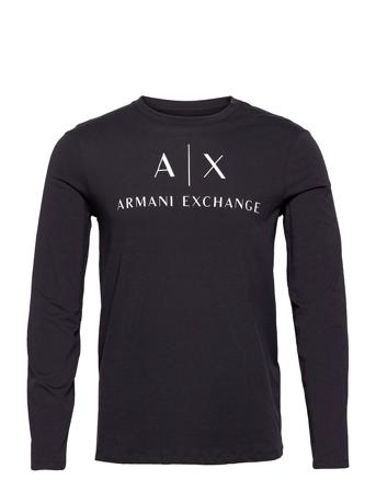 T-Shirt T-Langærmet Skjorte Sort Armani Exchange