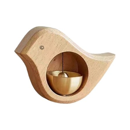 Vintage Puinen Ovello, Retro Tuulikello, Ulkopuutarhan Seinäkoriste, Kodin Sisäänkäynnin Kellokoriste