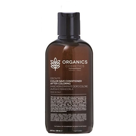 Organics Cosmetics Maschera Capelli Dopo Colore Avena Mandorla
