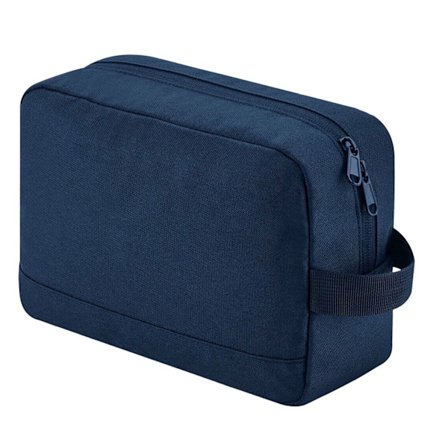 Bagbase Essential Recycled Toiletry Bag One Size Navy Blue