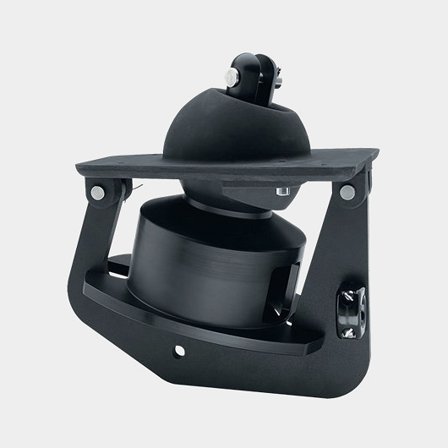 Rollreffanlagen-Set für Fock & Genua (Rollfock / Rollgenua) Harken Underdeck 6 mm, Ø185 mm, mit Leinentrommel & Fallwirbel, für Boote 7 - 10.5 Meter (