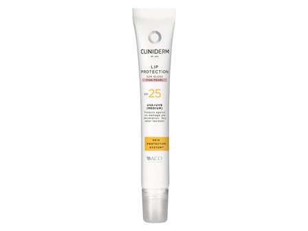 Cliniderm Sun Gloss Lip Protection Pink SPF25, 12 ml