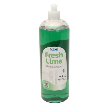 ACTIVA Handdiskmedel Fresh Lime 1L - Lyreco - Städ och hygien - Diskrengöring - Handdiskmedel
