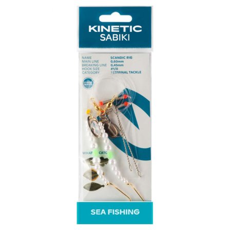 Kinetic Sabiki Scandic #1/0 - Pearl Classic