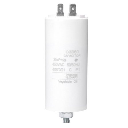 CBB60 450V 35uf Motor Start Kondensator med Skruvmutter för Tvättmaskin