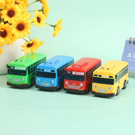 4 kpl Tayo The Little Bus Cartoon Pull Back set