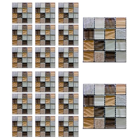 20 kpl itseliimautuvaa mosaiikkilaattatarraa kodin sisustukseen, irrota ja kiinnitä laattatarra, vedenpitävä roiskesuoja laattatarra keittiöön