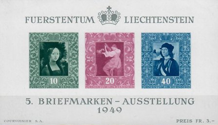 Liechtenstein 1949 - MICHEL BL-5 - Postfrisk