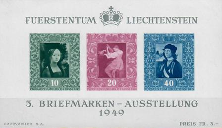Liechtenstein 1949 - MICHEL BL-5 - Postfrisk