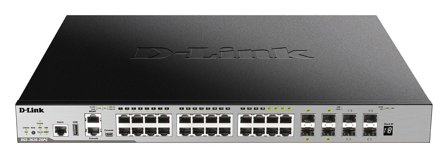 D-LINK DGS 3630-28PC - switch - 20 porter - Styrt - rackmonterbar