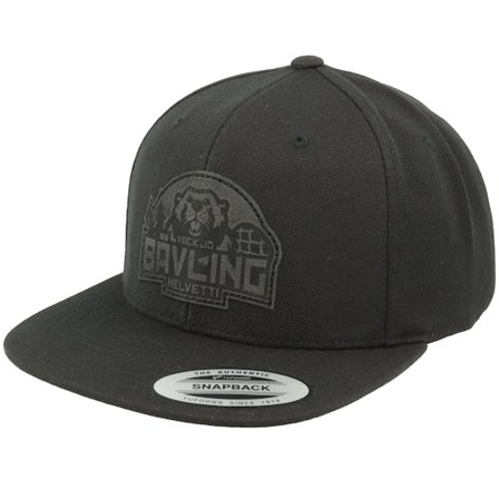 Scenes - Nero snapback Cappellino - Bävling Black Snapback @ Hatstore