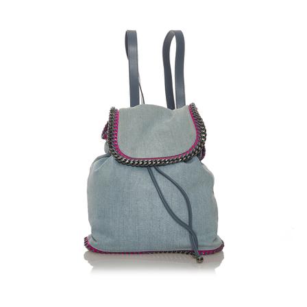 Stella McCartney Pre-owned Rugzak , Blauw , Dames , Maat: ONE Size Vintage Tassen