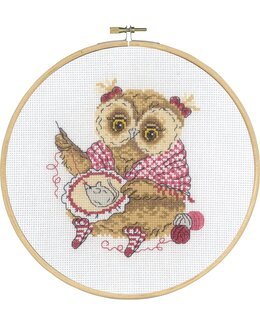 Broderikit Billede Ugle Syr - Permin