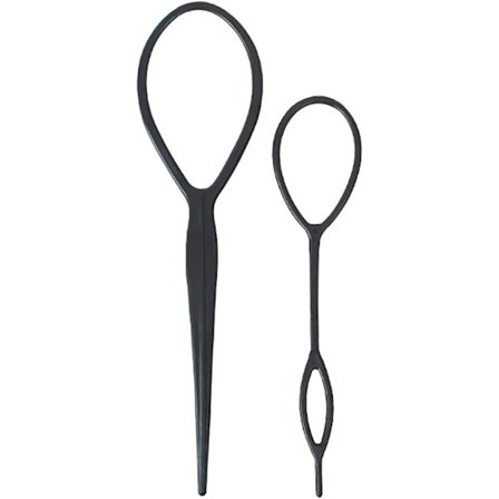 2 stk Hårpleie Hestehale Styling Maker Verktøy DIY Flette