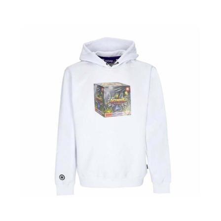 Octopus, Hoodies Wit, Heren, Maat:S