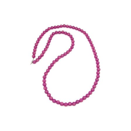 Halsband Pärlor 10mm Lila-silke 90cm - Gl02260