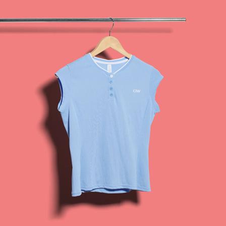 ICANIWILL SMASH PIQUE POLO BLUE finns hos Racqet