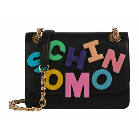 Moschino, Shoulder Bags Czarny, Kobieta, Rozmiar: ONE Size
