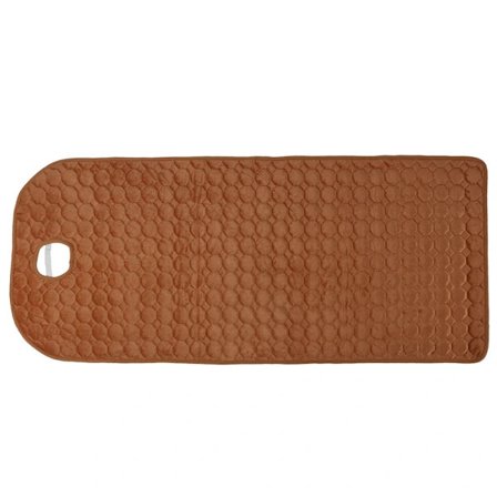 80x190cm Kamel Skønhed Massagebordslagen SPA Behandlingsseng Betræk med Rundt Åndehul[CO]