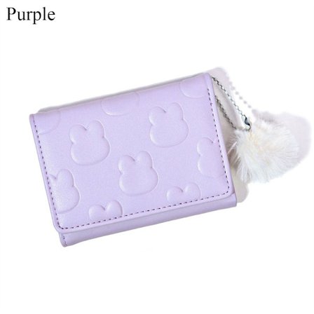 Korta plånböcker Myntbörs LILA