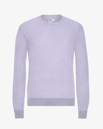 Light Merino Wool Crew - Soft Lavender - Male - 2XL
