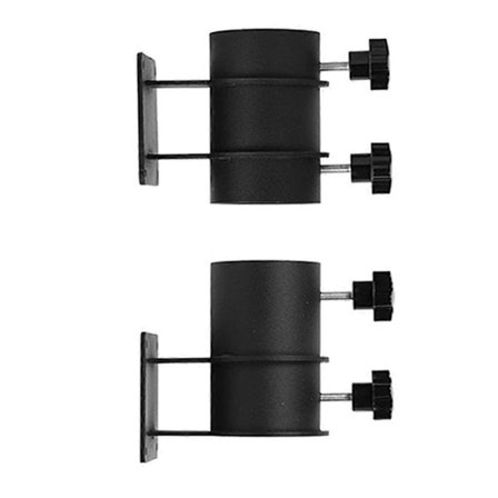 Robust Parasolholder til Dækrækværk, Parasolfod Parasolklemme Monteringsbeslag til Dækrækværk