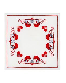 Kirjontapakkaus Joululiina Veikeät tontut