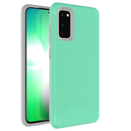 Samsung Galaxy S20 - Cover med kortrum Grön Grön