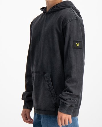 Lyle & Scott Oversized Washed OTH LB Hoodie Svart Hettegensere/Hoodies Gutt - Kids Brand Store