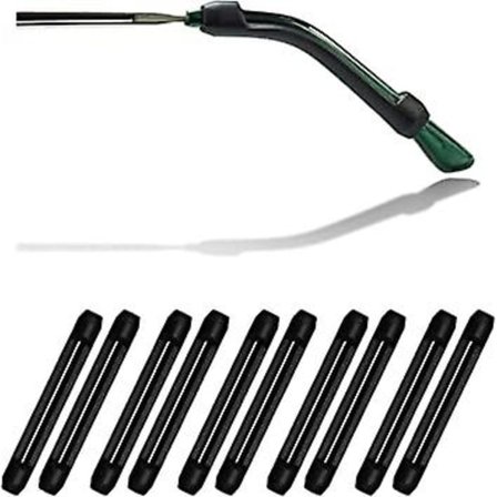 5 par -svarte myke silikonbriller stangspisser hylseholder, sklisikre elastiske komfortbriller holdere for briller solbriller lesebriller