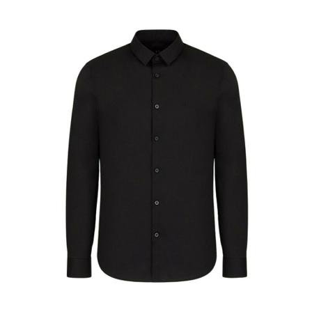 Armani Exchange, Formal Shirts Zwart, Heren, Maat:M