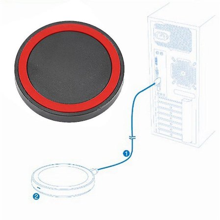 Universal Qi Trådløs Ladingspute for Telefon