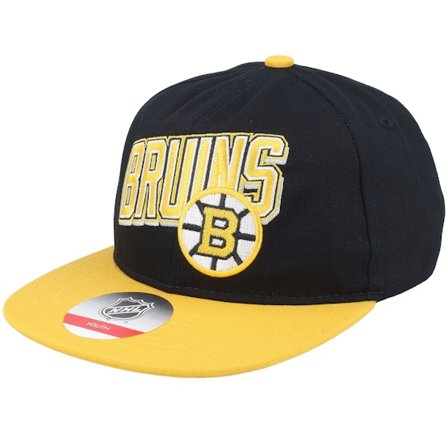Outerstuff - NHL Zwart snapback Cap - Kids Boston Bruins NHL Cap Black/Yellow Snapback @ Hatstore