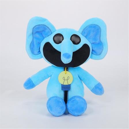 Hymyilevät otukset Monster Plush Doll Kauhuhymy Eläinhahmo Täytetyt lelut Uusi Blue