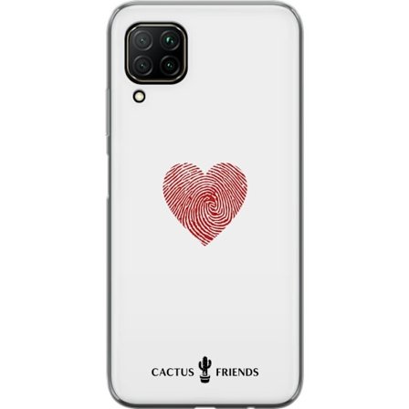 Kompatibel Mobilcover til Huawei Huawei P40 lite Cactus and Friends - Fingerprint Love